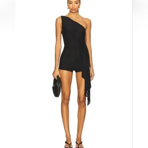 NWT Superdown One-Shoulder Jessie Romper M Revolve